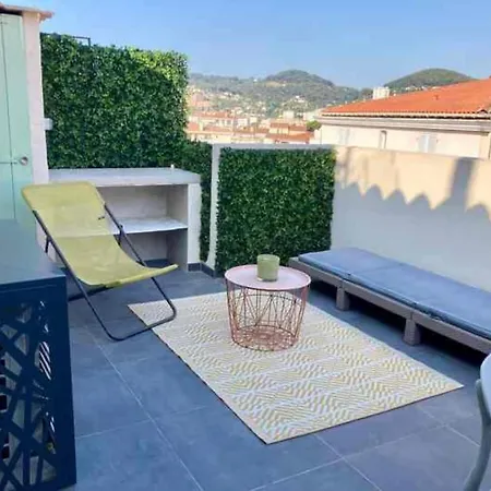 Bright 2-room - Rooftop Terrace - Swimming Pool Apartamento